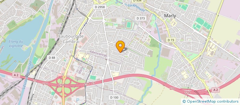 localisation de l'entreprise SCI PIRCAOUETTE  VALENCIENNES