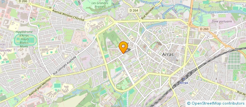 localisation de l'entreprise SCI PIRES à ARRAS