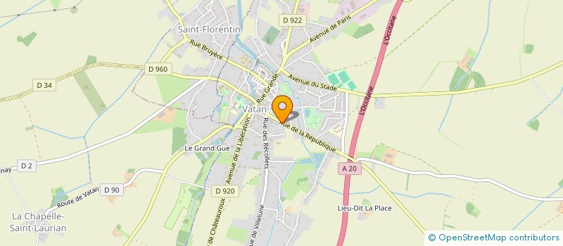 localisation de l'entreprise SCI PIRES à VATAN
