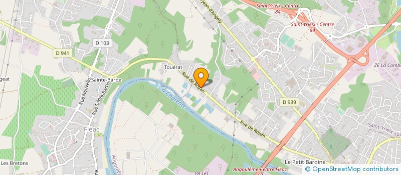 localisation de l'entreprise SCI PIRES DE JESUS à SAINT-YRIEIX-SUR-CHARENTE