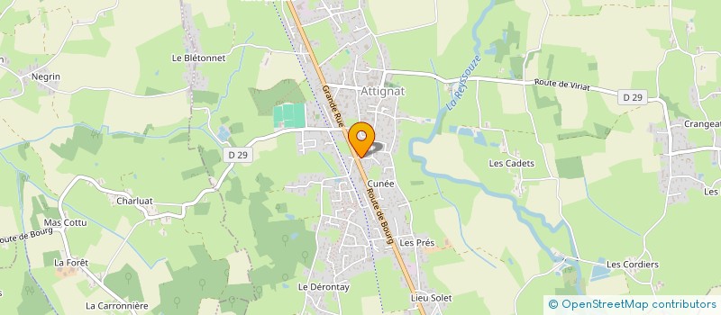 localisation de l'entreprise SCI PIRET-SEMICHON  ATTIGNAT