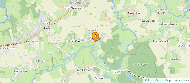 localisation de l'entreprise SCI PIREY  GENETE (LA)