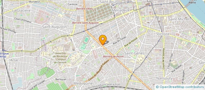 localisation de l'entreprise SCI PIREZ à BORDEAUX