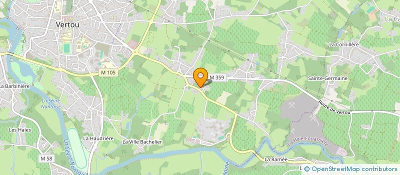 localisation de l'entreprise SCI PIRIAC  VERTOU