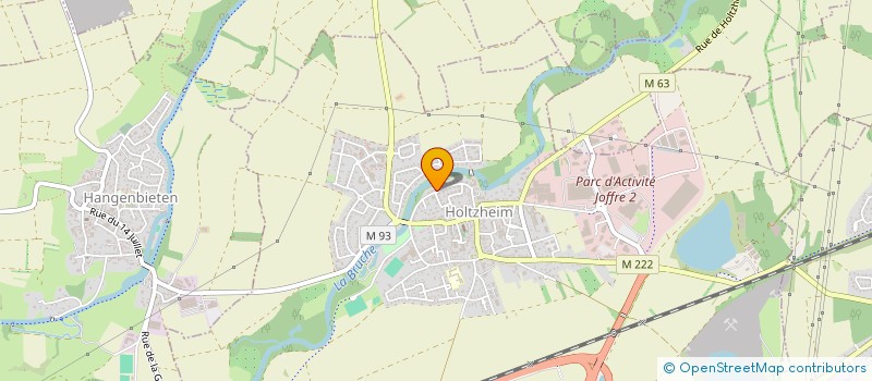 localisation de l'entreprise SCI PIRMIN  HOLTZHEIM