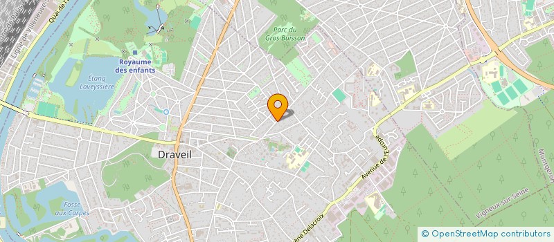 localisation de l'entreprise SCI PIRO à DRAVEIL