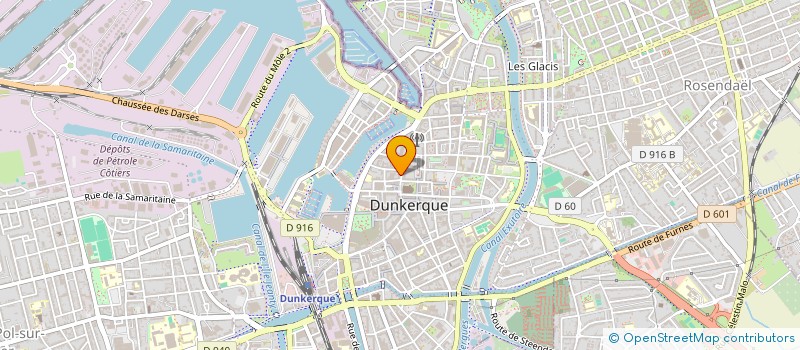 localisation de l'entreprise SCI PIROGUE à DUNKERQUE