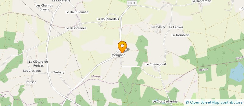 localisation de l'entreprise SCI PIRON-GICQUEL  MAXENT