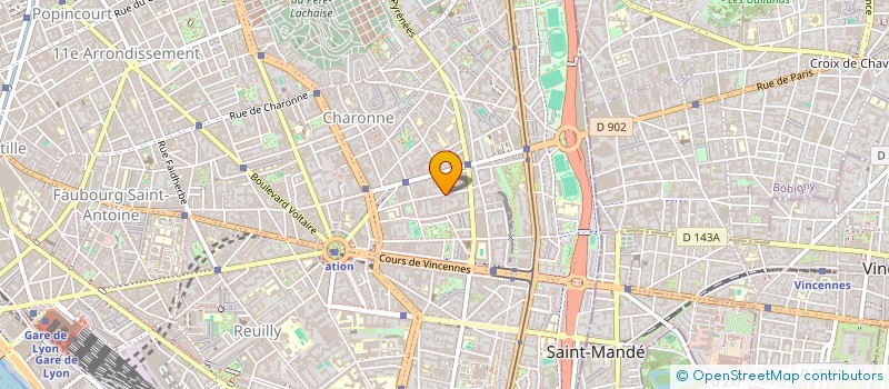 localisation de l'entreprise SCI PIRONNEAU MORRIS  PARIS