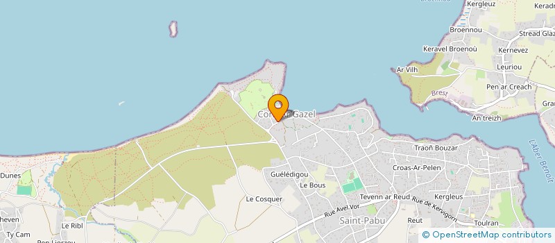 localisation de l'entreprise SCI PIROPON  SAINT-PABU