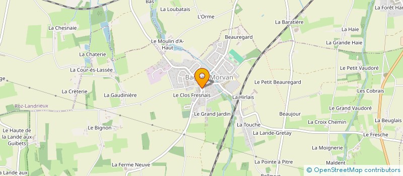 localisation de l'entreprise SCI PIROUETTES & CLE DE FA 357  BAGUER-MORVAN