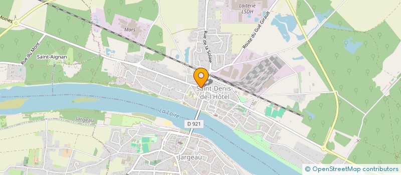 localisation de l'entreprise SCI PIROZ à SAINT DENIS DE L'HOTEL
