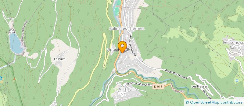 localisation de l'entreprise SCI PIRRADE  SALINS-FONTAINE