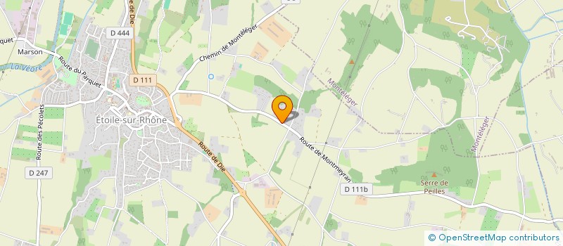 localisation de l'entreprise SCI PIRVAN  ETOILE-SUR-RHONE