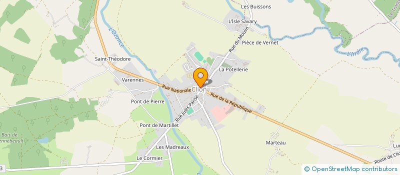 localisation de l'entreprise SCI PISANI à CLION
