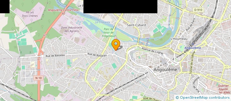 localisation de l'entreprise SCI PISANY INVESTISSEMENTS à ANGOULEME