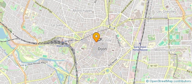 localisation de l'entreprise SCI PISARO à DIJON