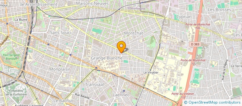 localisation de l'entreprise SCI PISAXE  LYON