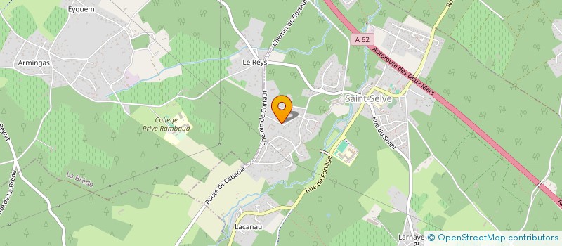 localisation de l'entreprise SCI PISCINE DU GRAND PORT  SAINT-SELVE