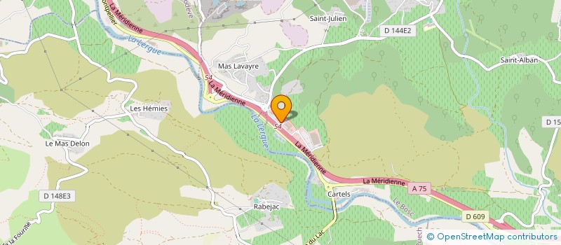 localisation de l'entreprise SCI PISCINES DISTRIBUTION  LODEVE