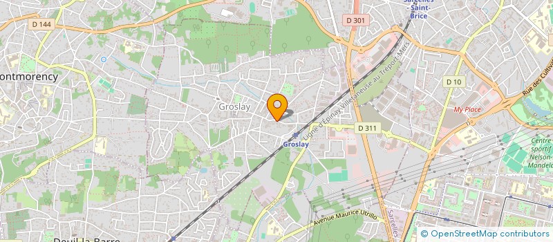 localisation de l'entreprise SCI PISCOP à GROSLAY