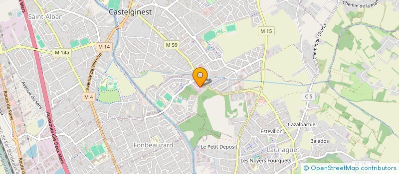 localisation de l'entreprise SCI PISDA  FONBEAUZARD