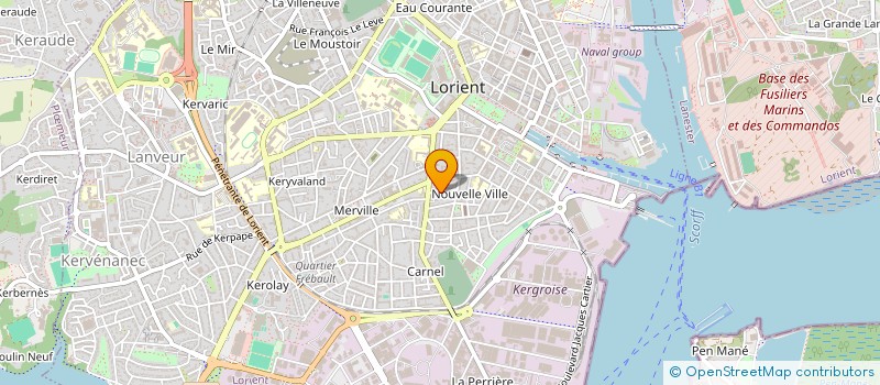 localisation de l'entreprise SCI PISO CANADELL  LORIENT