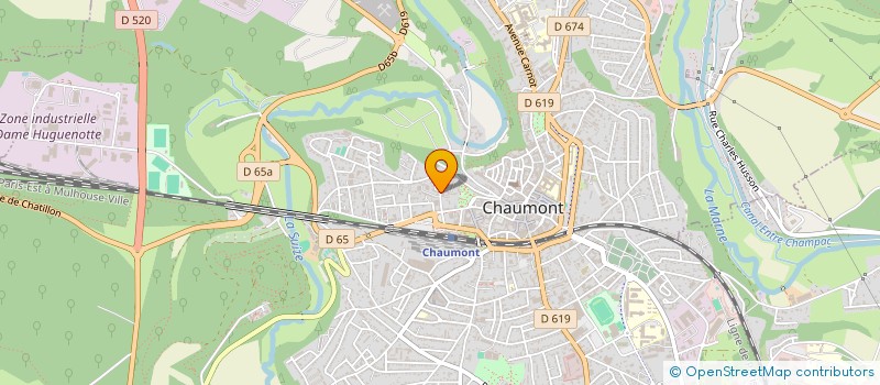 localisation de l'entreprise SCI PISO FRONTIDA à CHAUMONT