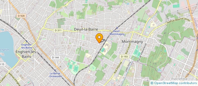 localisation de l'entreprise SCI PISOEIRO  DEUIL-LA-BARRE