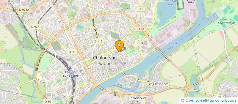 localisation de l'entreprise SCI PISOLO à CHALON-SUR-SAONE