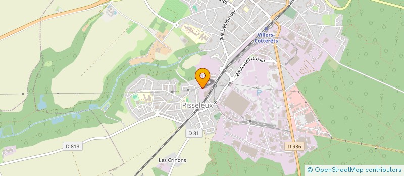 localisation de l'entreprise SCI PISSELEUX  VILLERS-COTTERETS