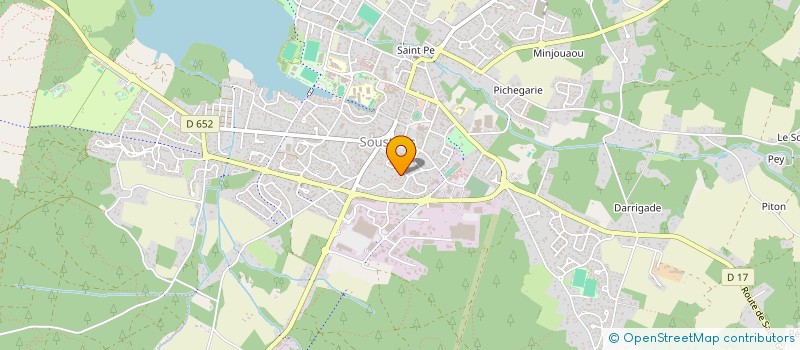 localisation de l'entreprise SCI PISSOS  SOUSTONS