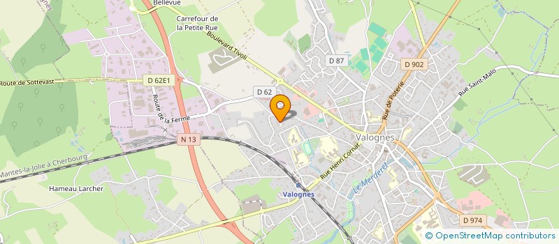 localisation de l'entreprise SCI PISTACHE à VALOGNES