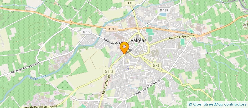 localisation de l'entreprise SCI PISTEJU à VALREAS