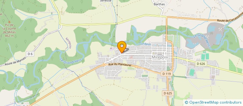 localisation de l'entreprise SCI PISTOIA à MIREPOIX