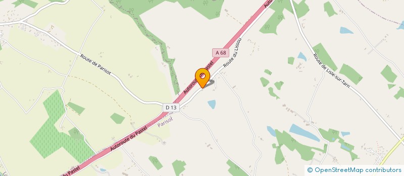 localisation de l'entreprise SCI PISTOLE  PARISOT