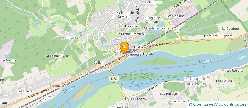 localisation de l'entreprise SCI PISTORIA  LANGEAIS