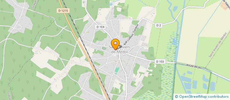 localisation de l'entreprise SCI PISTOULET  SAINT-VIVIEN-DE-MEDOC