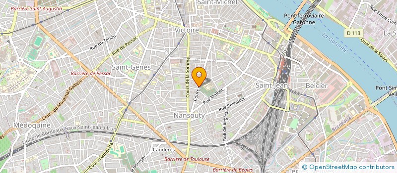 localisation de l'entreprise SCI PISTOULEY  BORDEAUX