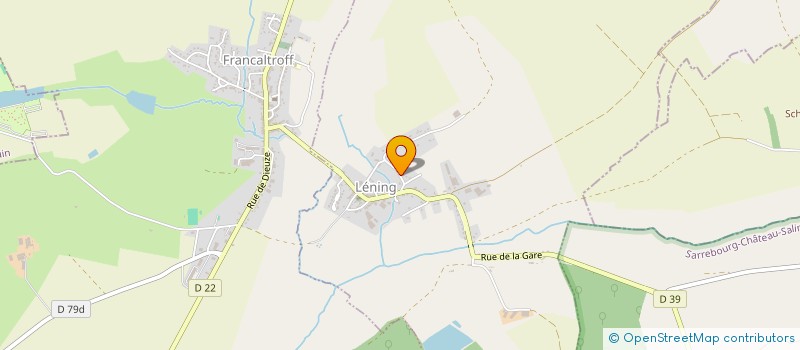 localisation de l'entreprise SCI PITANGA  LENING