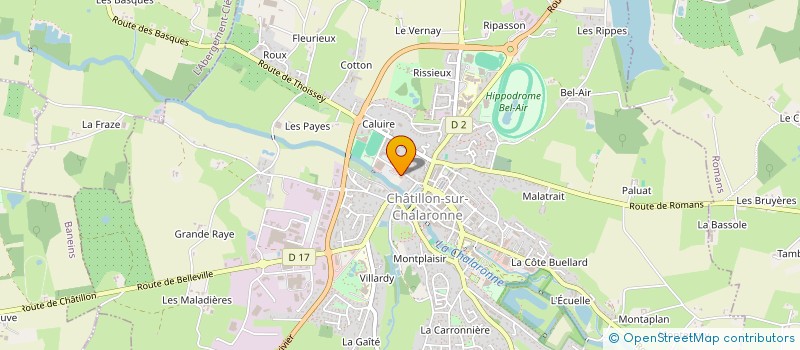 localisation de l'entreprise SCI PITAYA  CHATILLON-SUR-CHALARONNE