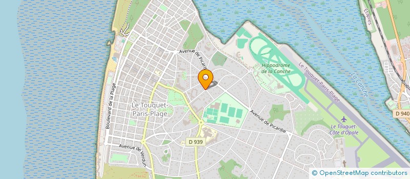 localisation de l'entreprise SCI PITCH à LE TOUQUET-PARIS-PLAGE