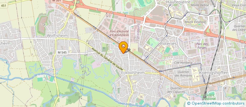 localisation de l'entreprise SCI PITCHI  ECKBOLSHEIM