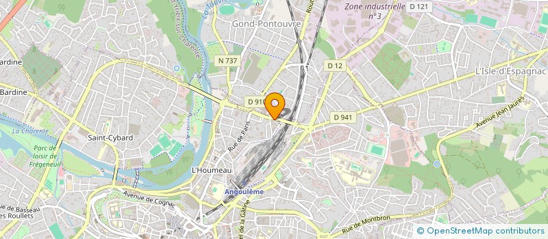 localisation de l'entreprise SCI PITCHOU à ANGOULEME