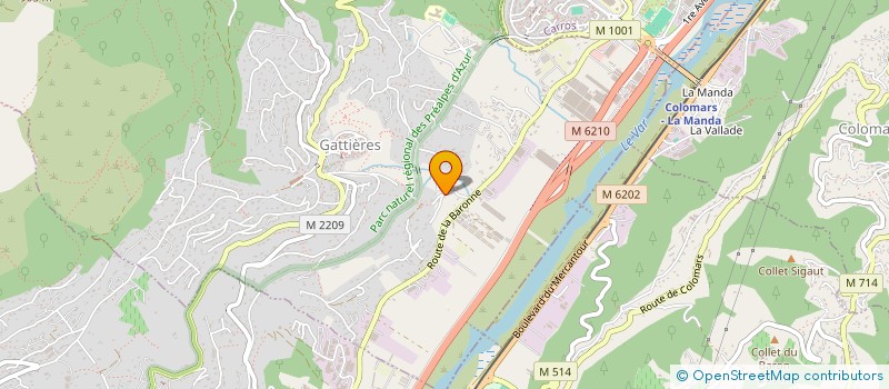 localisation de l'entreprise SCI PITCHOUNE  GATTIERES