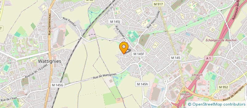 localisation de l'entreprise SCI PITE & TINE  FACHES-THUMESNIL