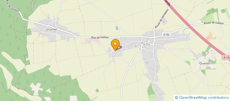 localisation de l'entreprise SCI PITETTE-TEMPLIER  AILLY