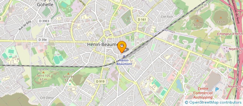 localisation de l'entreprise SCI PITHOFRAN à HENIN-BEAUMONT