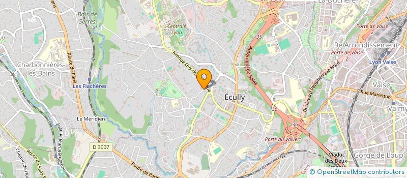 localisation de l'entreprise SCI PITHON DE LA BRETACHE  ECULLY