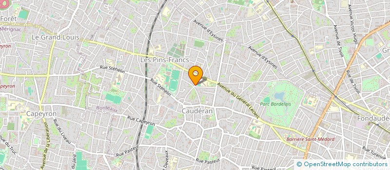 localisation de l'entreprise SCI PITON LE BRETON  BORDEAUX